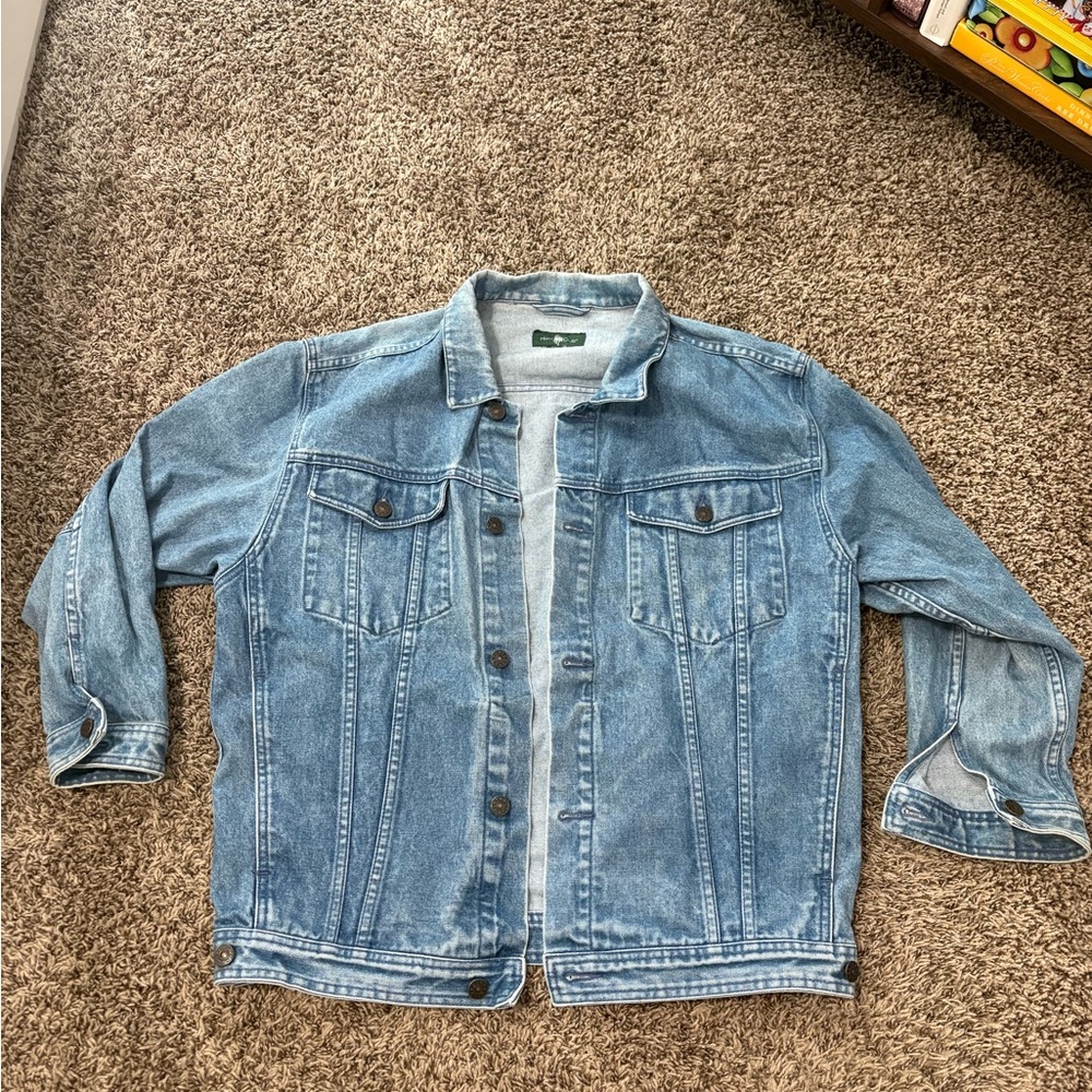 Vintage 90’s Oversized Jean Jacket | Size Medium | Hunt Club Brand